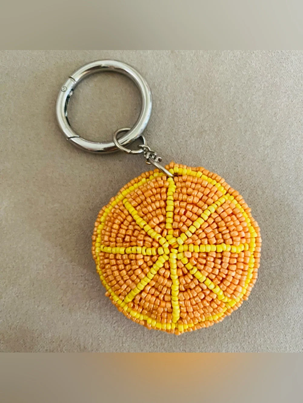 Handmade Beaded Bag Charm & Keychain Set -5 total